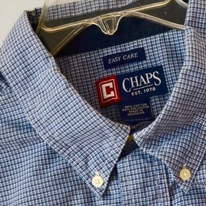 Men's XXL/TTG Chaps Button Down Shirt